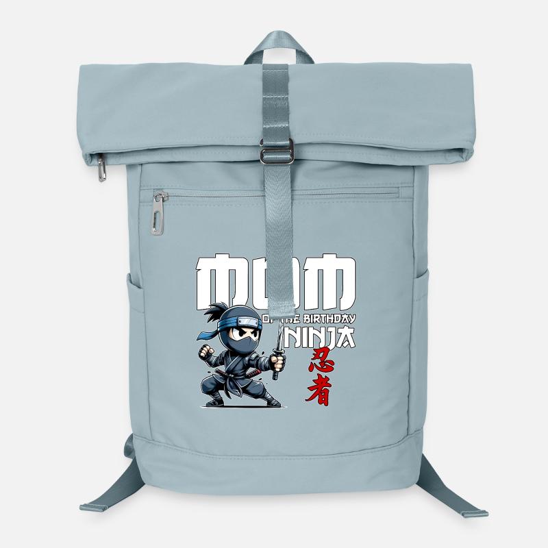 Maman de l’anniversaire Ninja Anniversaire Drôle Sac à dos ordinateur