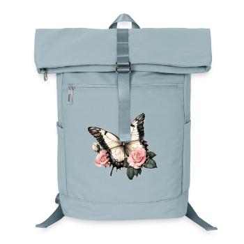 Butterfly Vintage - Laptop Backpack - ice blue - Front