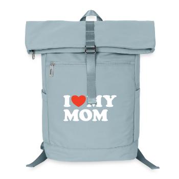I love my Mom Heart Shirt - Laptop Backpack - ice blue - Front
