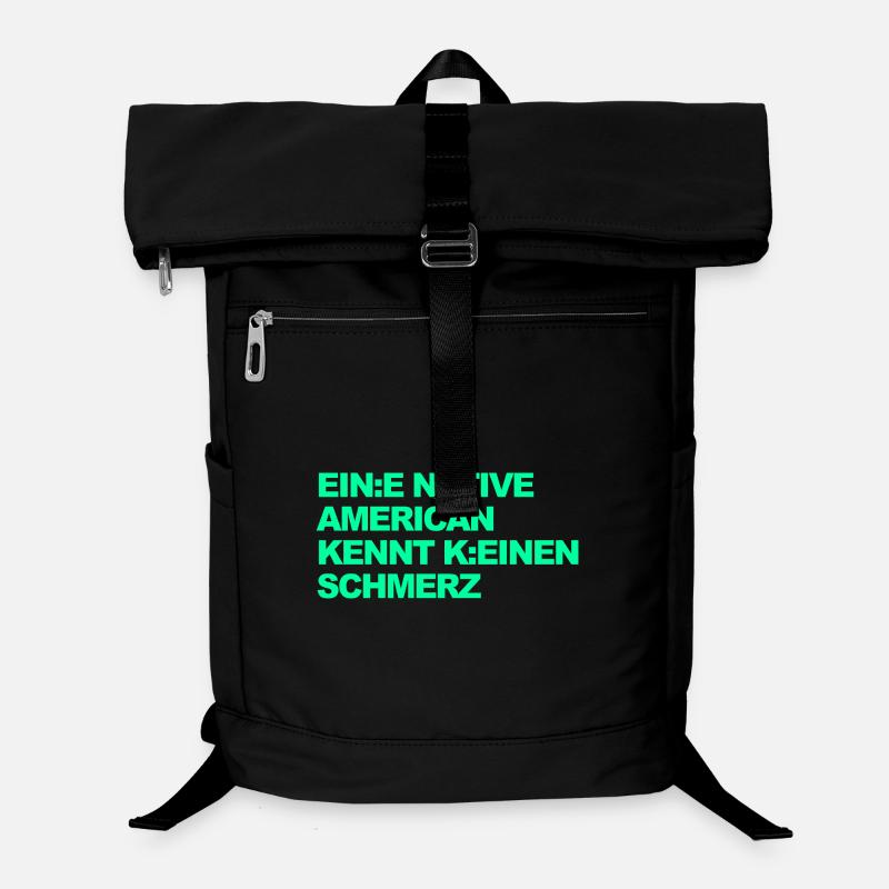 WOKE SATIRE: Ein Indianer kennt keinen Schmerz Laptop-Rucksack 