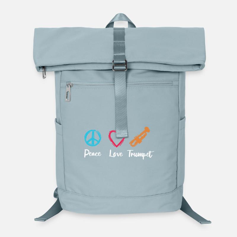 Peace Love Trumpet Laptop Backpack
