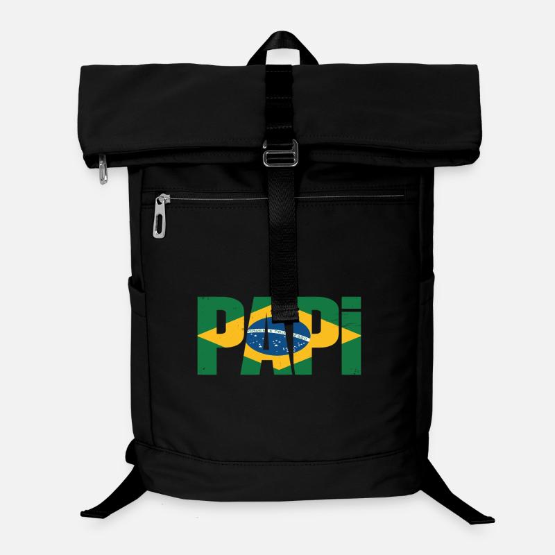 Daddy Brazil Flag – Gift for Fathers Laptop Backpack