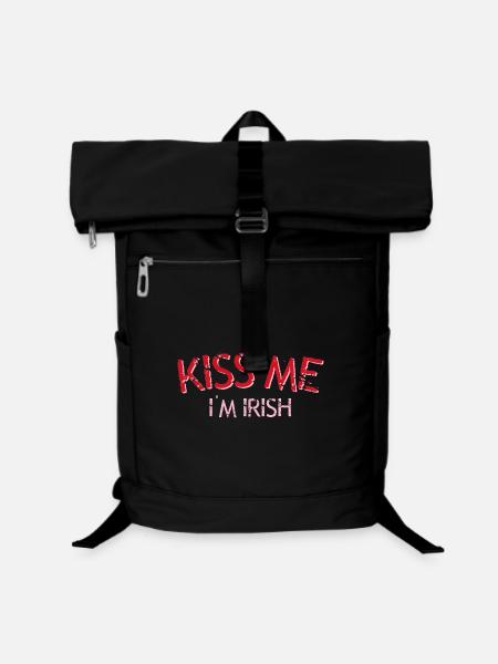 Embrasse-moi, je suis irlandais - Sac à dos ordinateur - noir