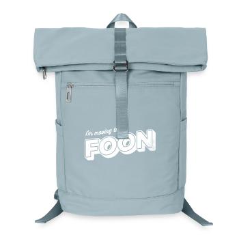 Ich ziehe nach Foon - Laptop-Rucksack  - Eisblau - Vorne