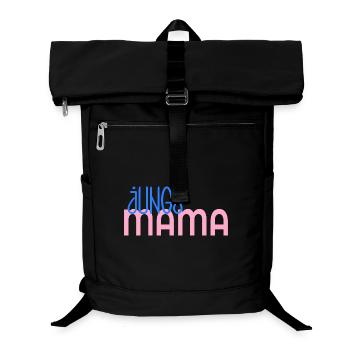 Jungs Mama Muttertag - Laptop-Rucksack  - Schwarz - Vorne