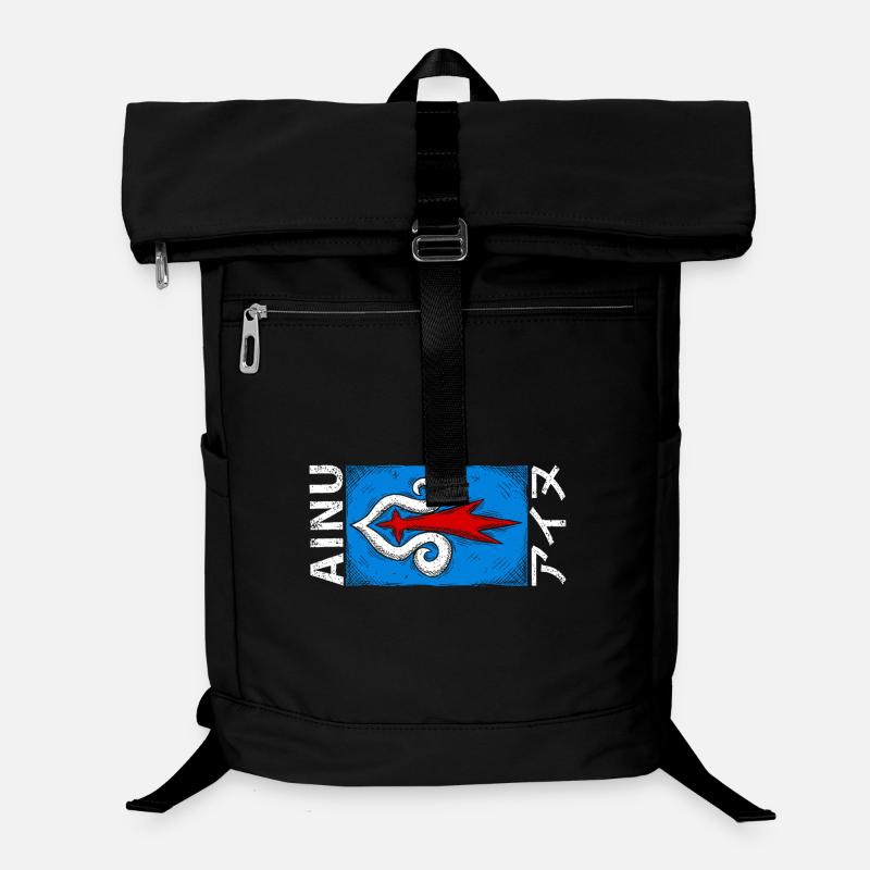 Drapeau aïnou Sac à dos ordinateur