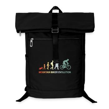 Mountain Biker Evolution - Laptop Backpack - black - Front