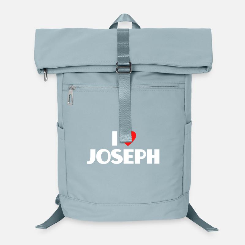 J'adore le ventilateur romantique Joseph Red Heart Sac à dos ordinateur