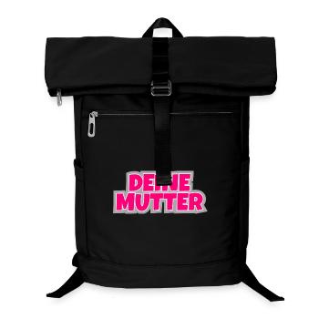 Deine Mutter - der Klassiker zum anziehen. - Laptop-Rucksack  - Schwarz - Vorne