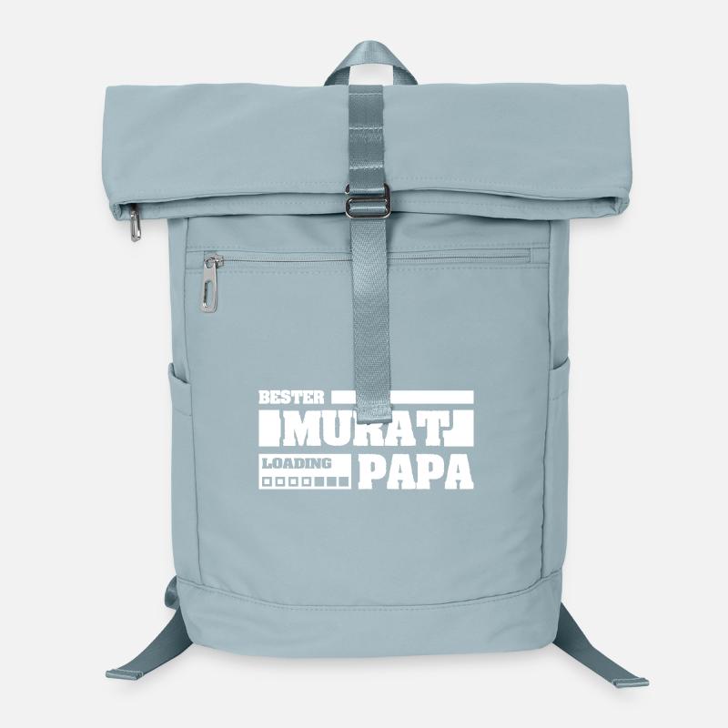 Father picture with funny loading bar for Murat Laptop Backpack