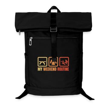 Judo Routine - Laptop Backpack - black - Front