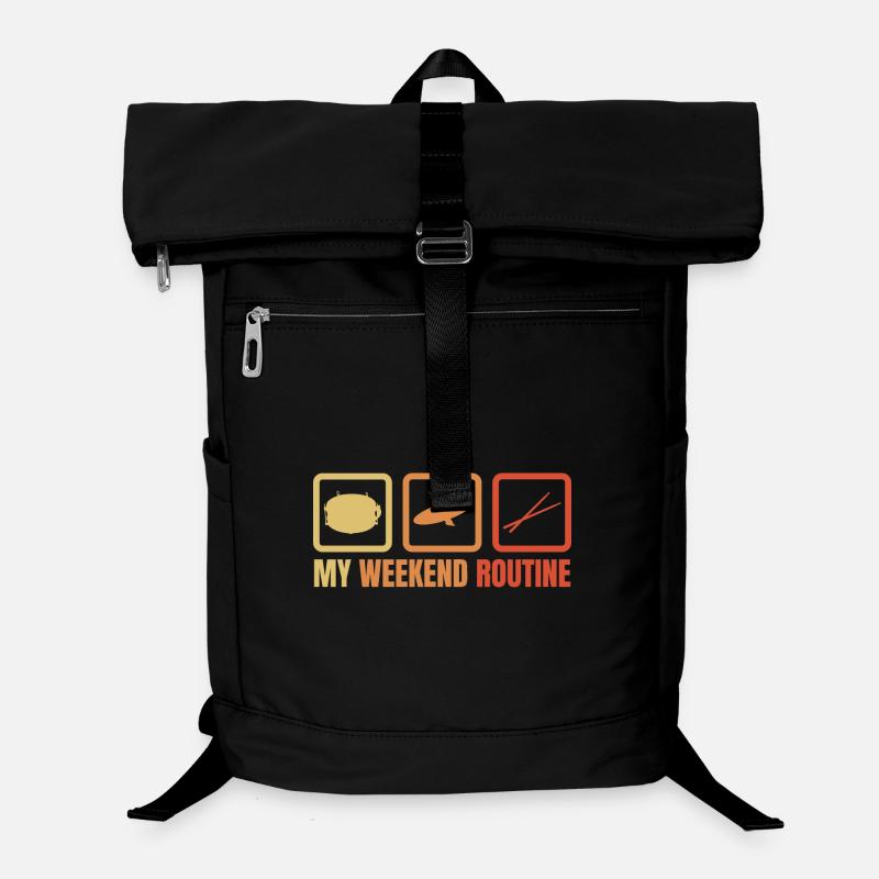 My weekend routine Laptop Backpack