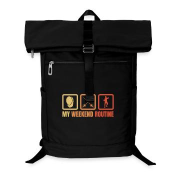 Fechter Wochenende - Laptop-Rucksack  - Schwarz - Vorne