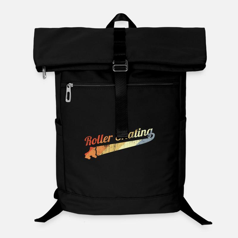 Vintage roller skating Laptop Backpack