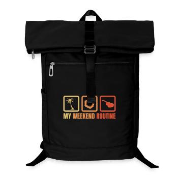 My Weekend Routine - Laptop Backpack - black - Front