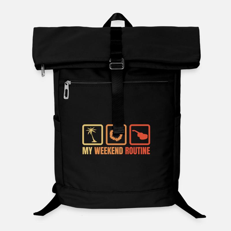 My Weekend Routine Laptop Backpack