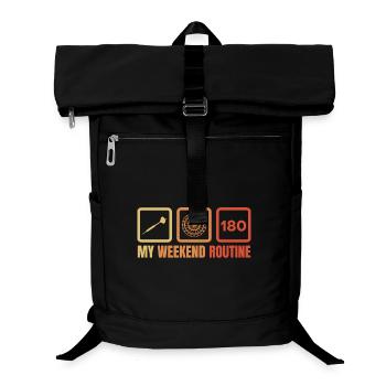 Darts Players Weekend Routine - Laptop Backpack - black - Front