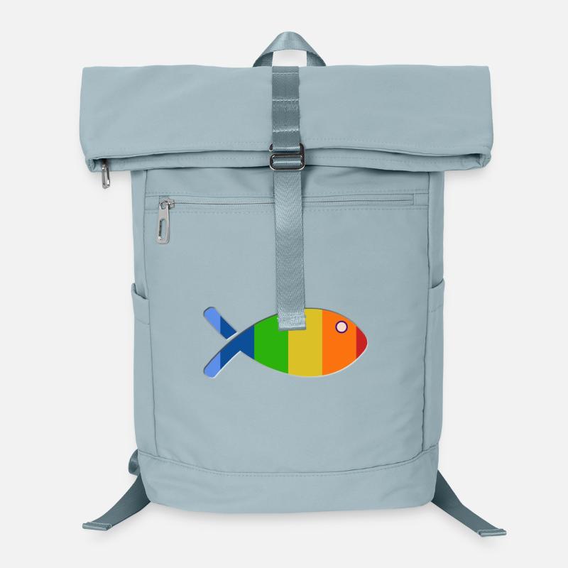 FISH. APRIL FOOL. HOLIDAY. SUMMER. HUMOR Laptop Backpack