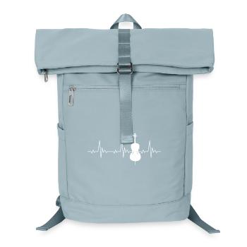 Cello heartbeat frequency pulse ECG - Laptop Backpack - ice blue - Front