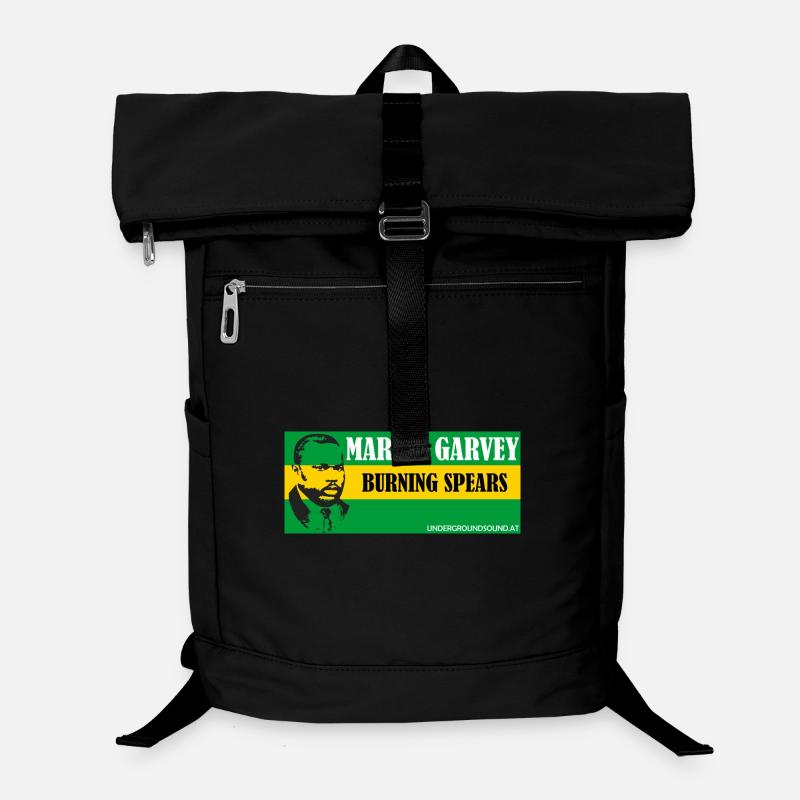 Garvey Burning Spear T-Shirt Laptop Backpack