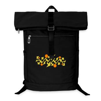 Abstraktes Muster von Cean - Laptop-Rucksack  - Schwarz - Vorne