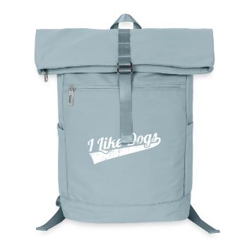 Ich mag Hunde - Laptop-Rucksack  - Eisblau - Vorne