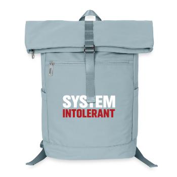 Intolérant au système – Conception d’énoncés forts - Sac à dos ordinateur - bleu glacier - Devant