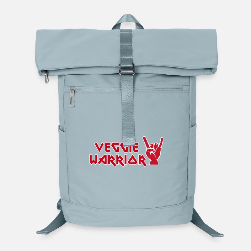 Veggie Warrior vegan métal rock à la main cool disant Sac à dos ordinateur