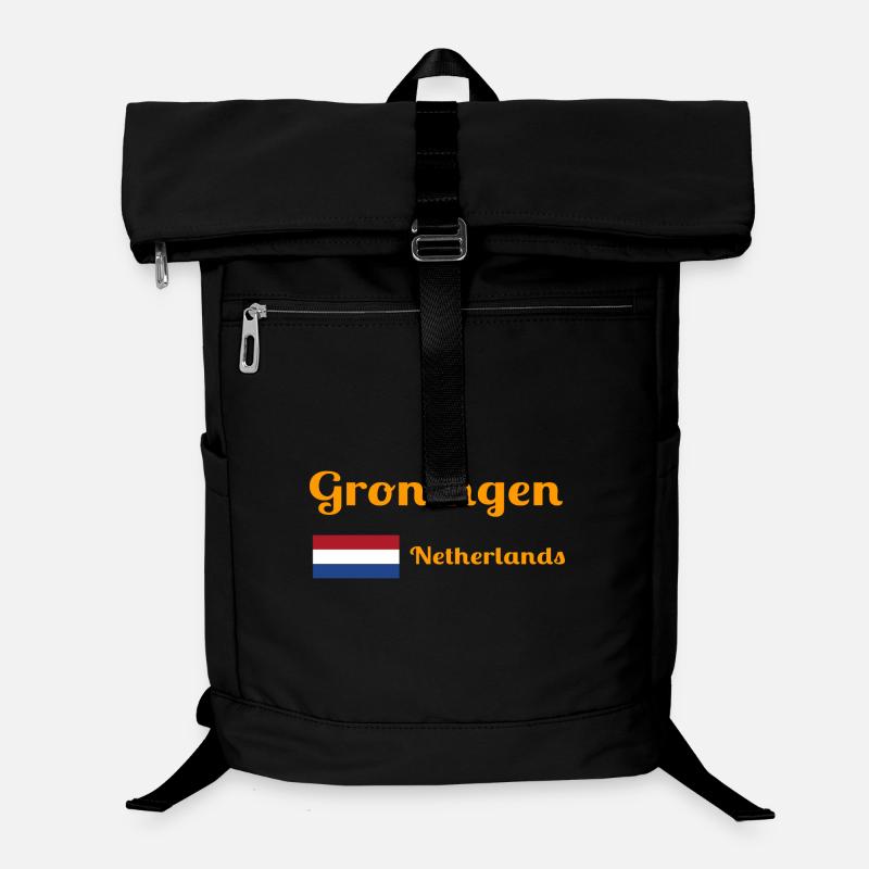 Groningen Niederlande - Stilvolle Drucke Laptop-Rucksack 