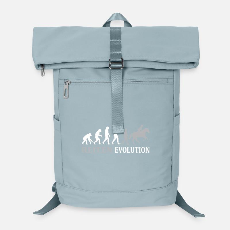 Reiten Evolution – Vom Affen zum Reiter Laptop-Rucksack 