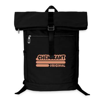 Spruch Chemikant - Laptop-Rucksack  - Schwarz - Vorne