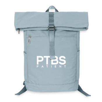 PTBS Patient Posttraumatische Belastungsstörung - Laptop-Rucksack  - Eisblau - Vorne