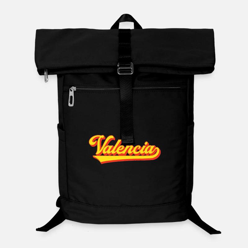 Valencia Script Logo Laptop Backpack