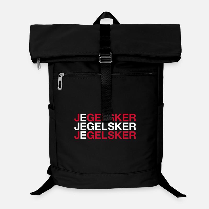 I LOVE DENMARK Denmark flag Laptop Backpack