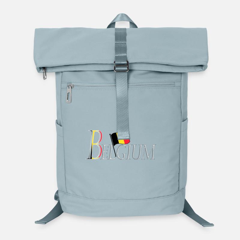 Drapeau Belgium une apparence patriotique élégante Sac à dos ordinateur
