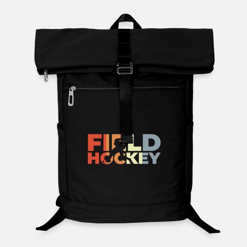 Vintage Feldhockey Laptop-Rucksack 