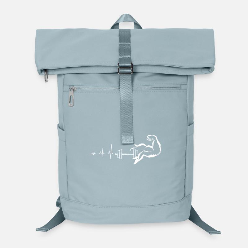 Flex Heartbeat Barbell Laptop Backpack