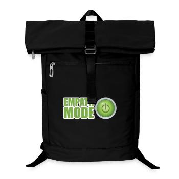 Conception du bouton d’alimentation vert du mode Empath - Sac à dos ordinateur - noir - Devant