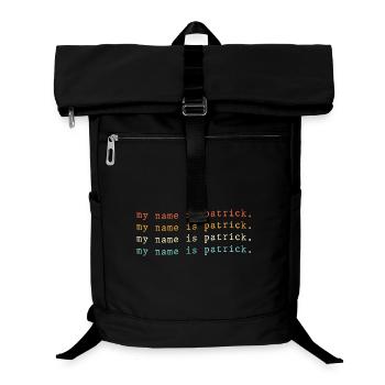 Mein Name ist Patrick - Laptop-Rucksack  - Schwarz - Vorne