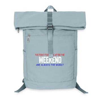 Weekend Blues: The First Five Days - Laptop Backpack - ice blue - Front