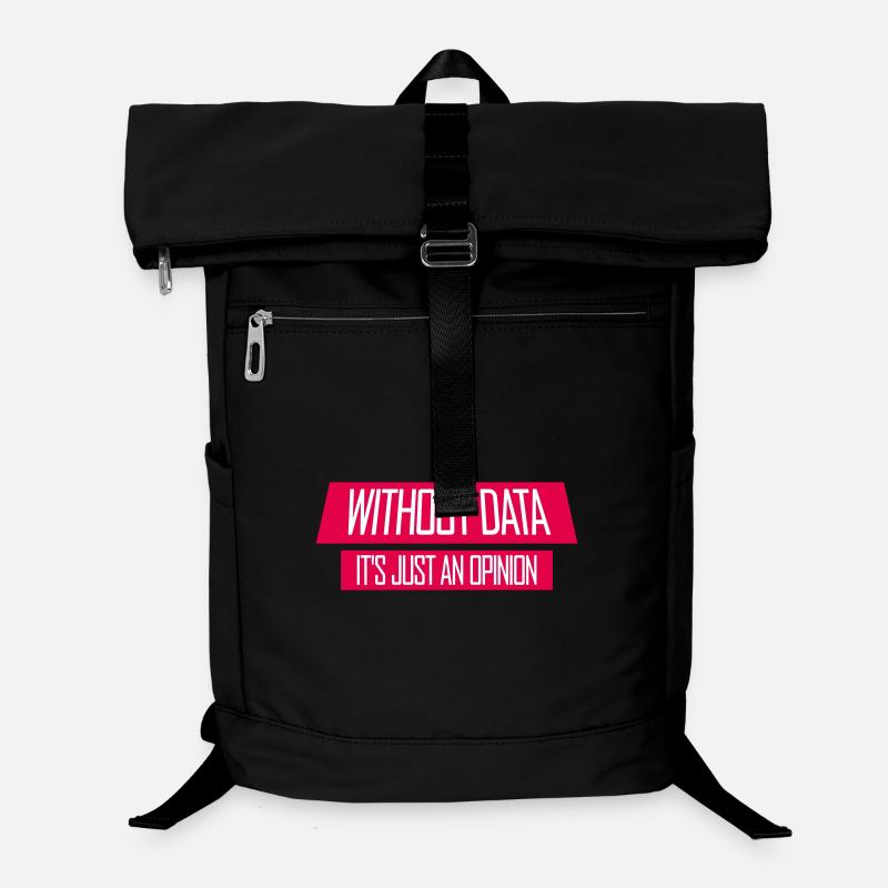 Without Data It's Just An Opinion Statistics Nerd Laptop Backpack