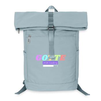 "Gotte loading" für werdende Patentanten 2026 - Laptop-Rucksack  - Eisblau - Vorne