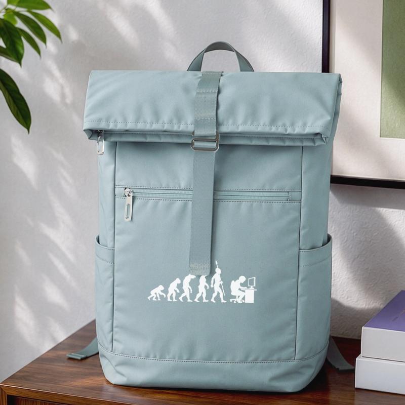 Computer PC Evolution Computer Scientist Programmer Laptop Backpack