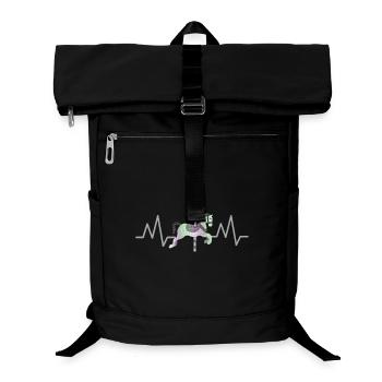 Carousel Horse Heart Monitor - Horse Lovers - Laptop-Rucksack  - Schwarz - Vorne