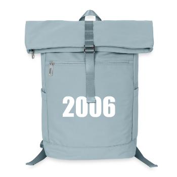 2006 Geburtstag Vorlage personalisieren gestalten - Laptop-Rucksack  - Eisblau - Vorne
