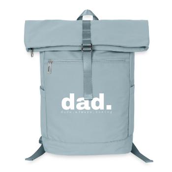 dad. Motiv - Laptop-Rucksack  - Eisblau - Vorne
