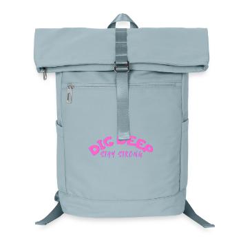 Dig-Deep Stay Strong - Laptop Backpack - ice blue - Front