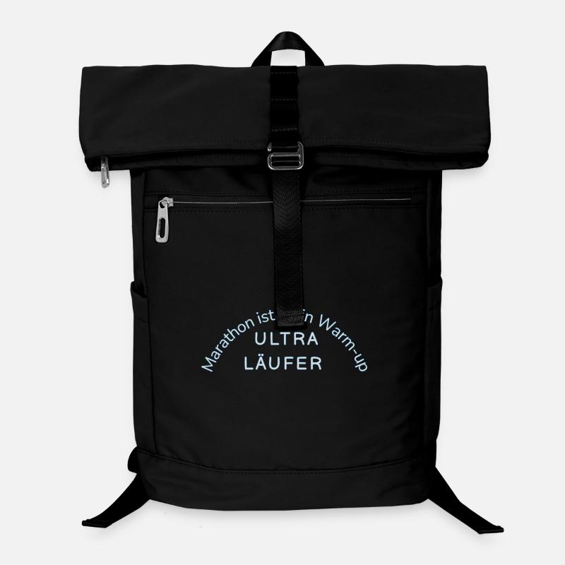Motif d’ultramarathon déclaration drôle Uthra coureur - Sac à dos ordinateur - noir