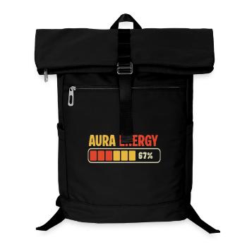 Aura Energy 67 Meme Funny Gen Alpha Six Seven 67 - Sac à dos ordinateur - noir - Devant