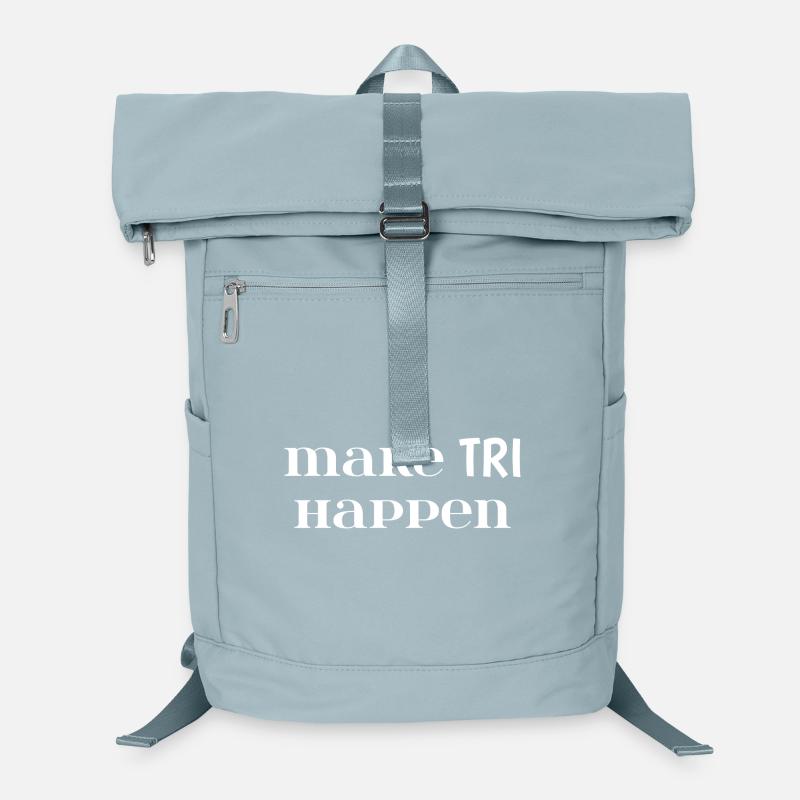 Mach TRI möglich. Triathlon-Geschenk Laptop-Rucksack 